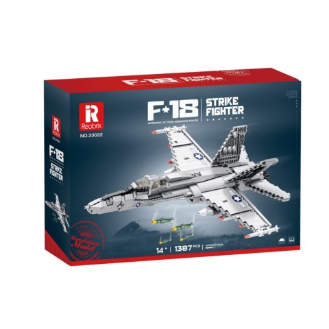 LEAN Toys Klocki Konstrukcyjne Myśliwiec F-16 Fighting Falcon 1427el LEAN Toys Klocki Konstrukcyjne Myśliwiec F-16 Fighting Falcon 1427el