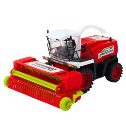LEAN Toys Kombajn Rolniczy Farmerski Z Hederem Napęd Czerwony