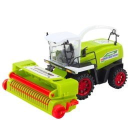 LEAN Toys Kombajn Rolniczy Zabawkowy Ruchomy Z Napędem Zielony