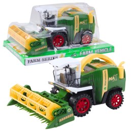 LEAN Toys Kombajn Zbożowy Farmerski Rolniczy Heder Napęd Zielony