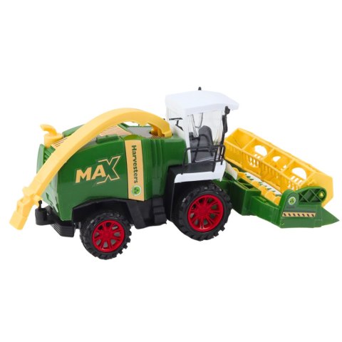 LEAN Toys Kombajn Zbożowy Farmerski Rolniczy Heder Napęd Zielony LEAN Toys Kombajn Zbożowy Farmerski Rolniczy Heder Napęd Zielony