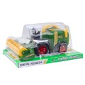LEAN Toys Kombajn Zbożowy Farmerski Rolniczy Heder Napęd Zielony