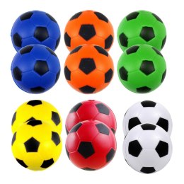 LEAN Toys Piłeczki Antystresowe Do Odbijania Zestaw 12 szt Kolorowe 6,5cm