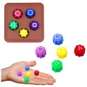 LEAN Toys Zestaw 5 Gier Squid Game Tradycyjne Koreańskie Gry Kości Bączek Dwie Karty