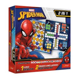 Trefl Gry Gra 2w1 Chińczyk / Węże i drabiny - Spider-Man Trefl 02419