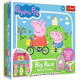 Trefl Gry Gra Big race Świnka Peppa Trefl 02262