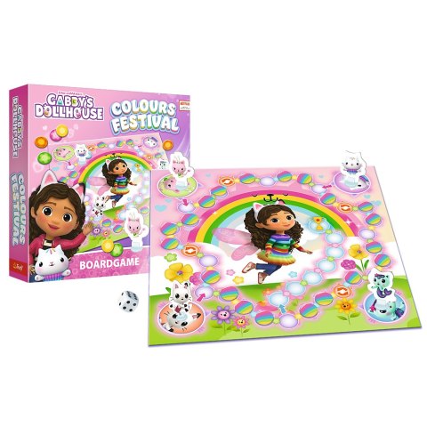 Trefl Gry Gra Colours Festival - Gabby's Dollhouse Trefl 02594 Trefl Gry Gra Colours Festival - Gabby's Dollhouse Trefl 02594