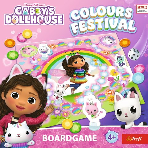 Trefl Gry Gra Colours Festival - Gabby's Dollhouse Trefl 02594 Trefl Gry Gra Colours Festival - Gabby's Dollhouse Trefl 02594