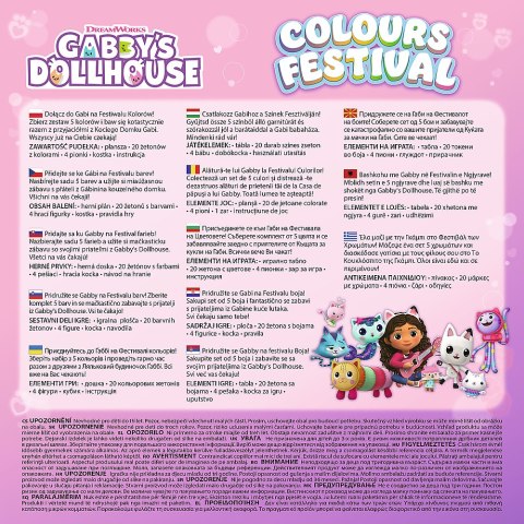 Trefl Gry Gra Colours Festival - Gabby's Dollhouse Trefl 02594 Trefl Gry Gra Colours Festival - Gabby's Dollhouse Trefl 02594