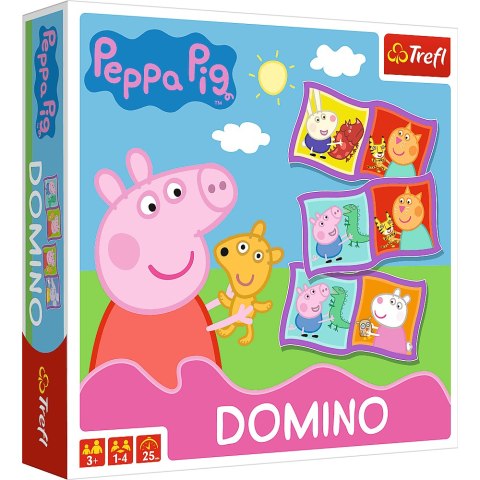 Trefl Gry Gra Domino Peppa Trefl 02066 Trefl Gry Gra Domino Peppa Trefl 02066