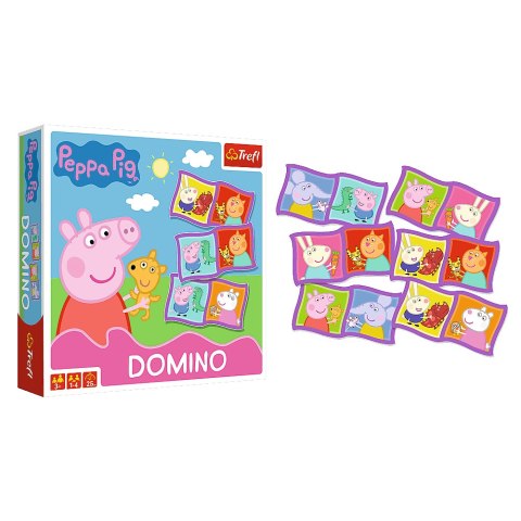 Trefl Gry Gra Domino Peppa Trefl 02066 Trefl Gry Gra Domino Peppa Trefl 02066