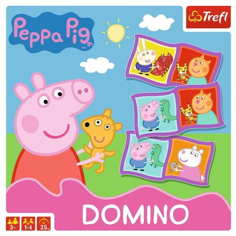 Trefl Gry Gra Domino Peppa Trefl 02066 Trefl Gry Gra Domino Peppa Trefl 02066
