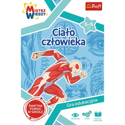Trefl Gry Gra Edukacyjna Ciało człowieka/ Mistrz Wiedzy Trefl 01957 Trefl Gry Gra Edukacyjna Ciało człowieka/ Mistrz Wiedzy Trefl 01957
