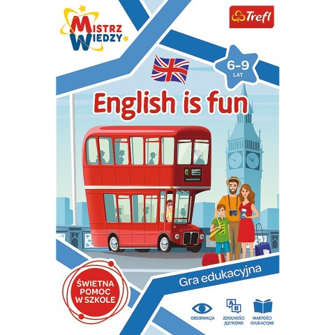 Trefl Gry Gra Edukacyjna English is Fun z Serii Mistrz Wiedzy Trefl 01954 Trefl Gry Gra Edukacyjna English is Fun z Serii Mistrz Wiedzy Trefl 01954