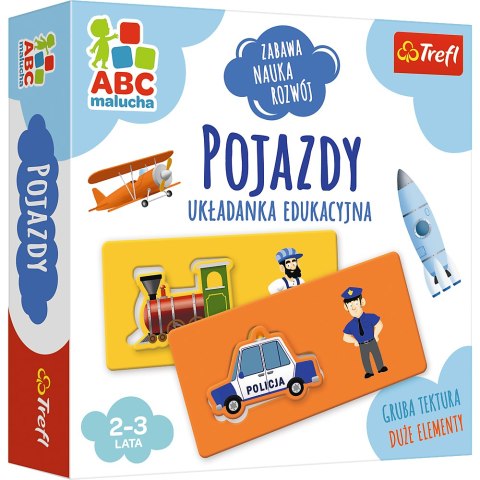 Trefl Gry Gra Edukacyjna Pojazdy z Serii ABC Malucha Trefl 01942 Trefl Gry Gra Edukacyjna Pojazdy z Serii ABC Malucha Trefl 01942