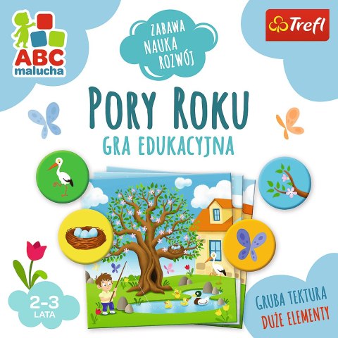 Trefl Gry Gra Edukacyjna Pory Roku z Serii ABC Malucha Trefl 01941 Trefl Gry Gra Edukacyjna Pory Roku z Serii ABC Malucha Trefl 01941