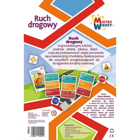 Trefl Gry Gra Edukacyjna Ruch drogowy z Serii Mistrz Wiedzy Trefl 01955 Trefl Gry Gra Edukacyjna Ruch drogowy z Serii Mistrz Wiedzy Trefl 01955