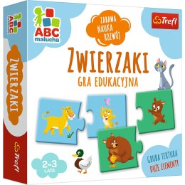 Trefl Gry Gra Edukacyjna Zwierzaki z Serii ABC Malucha Trefl 01940