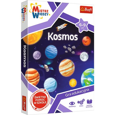 Trefl Gry Gra Kosmos z Serii Mistrz Wiedzy Trefl 01956 Trefl Gry Gra Kosmos z Serii Mistrz Wiedzy Trefl 01956