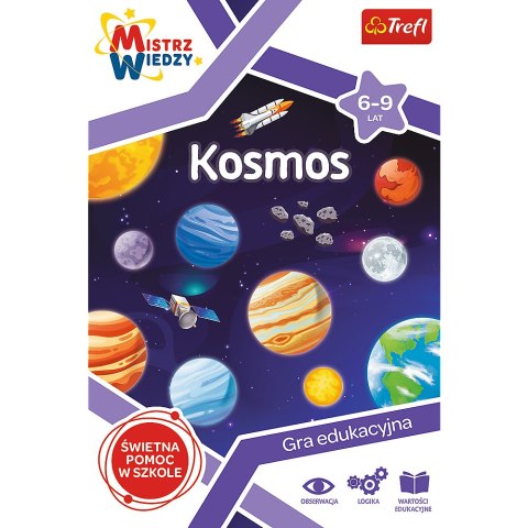 Trefl Gry Gra Kosmos z Serii Mistrz Wiedzy Trefl 01956 Trefl Gry Gra Kosmos z Serii Mistrz Wiedzy Trefl 01956