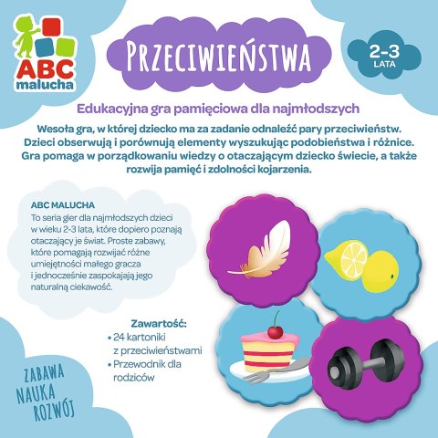 Trefl Gry Gra Przeciwieństwa z Serii ABC Malucha Trefl 01943 Trefl Gry Gra Przeciwieństwa z Serii ABC Malucha Trefl 01943