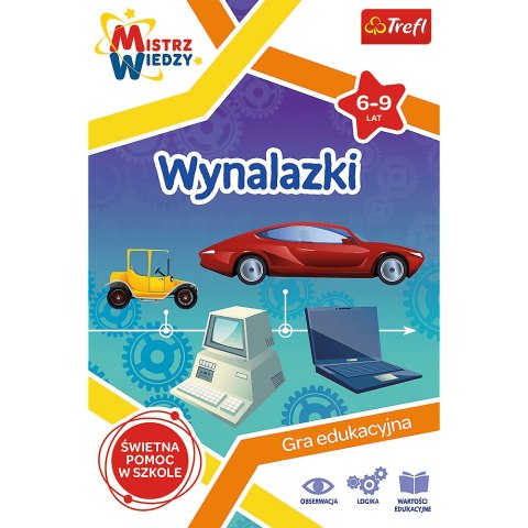 Trefl Gry Gra Wynalazki z Serii Mistrz Wiedzy Trefl 01958 Trefl Gry Gra Wynalazki z Serii Mistrz Wiedzy Trefl 01958