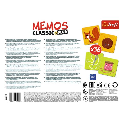 Trefl Gry Memos Classic i Plus, Logic 02272 Trefl Gry Memos Classic i Plus, Logic 02272