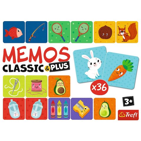 Trefl Gry Memos Classic i Plus, Logic 02272 Trefl Gry Memos Classic i Plus, Logic 02272