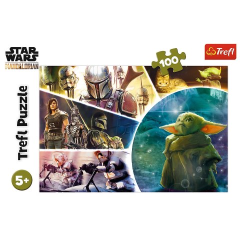 Trefl Puzzle Puzzle - "100" - Baby Yoda Trefl 16413 Trefl Puzzle Puzzle - "100" - Baby Yoda Trefl 16413