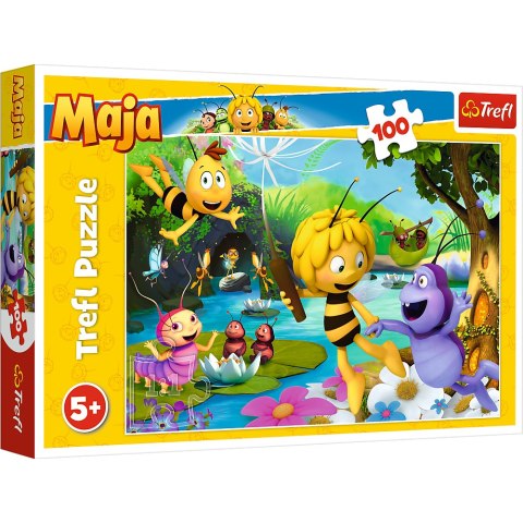 Trefl Puzzle Puzzle - "100" - Pszczółka Maja i przyjaciele Trefl 16361 Trefl Puzzle Puzzle - "100" - Pszczółka Maja i przyjaciele Trefl 16361