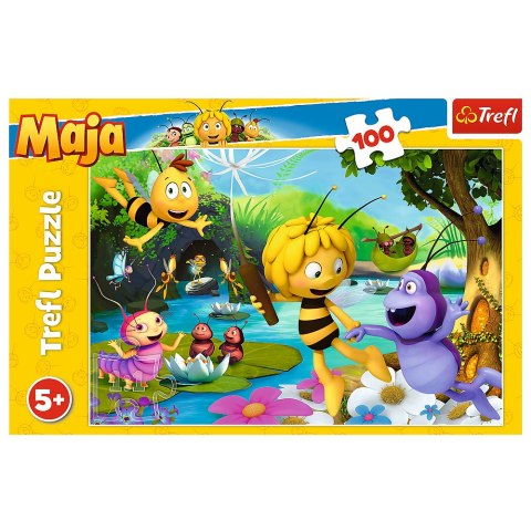 Trefl Puzzle Puzzle - "100" - Pszczółka Maja i przyjaciele Trefl 16361 Trefl Puzzle Puzzle - "100" - Pszczółka Maja i przyjaciele Trefl 16361