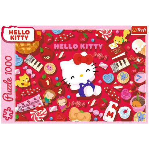 Trefl Puzzle Puzzle - "1000" - Hello Kitty Trefl 10920 Trefl Puzzle Puzzle - "1000" - Hello Kitty Trefl 10920