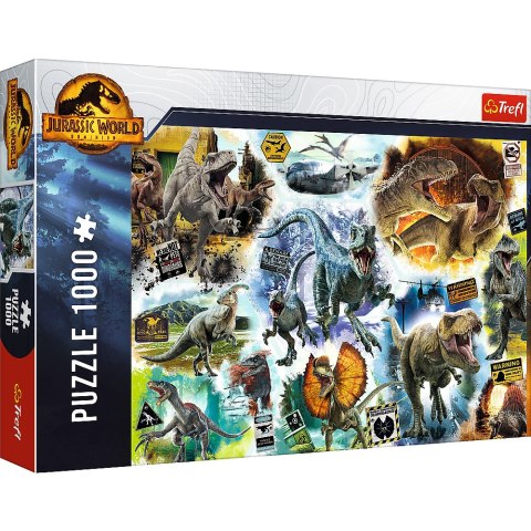 Trefl Puzzle Puzzle - "1000" - Na tropie dinozaurów 10727 Trefl Puzzle Puzzle - "1000" - Na tropie dinozaurów 10727