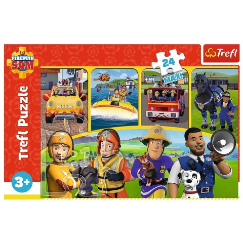 Trefl Puzzle Puzzle - "24 Maxi" - Strażak Sam i przyjaciele Trefl 14356 Trefl Puzzle Puzzle - "24 Maxi" - Strażak Sam i przyjaciele Trefl 14356
