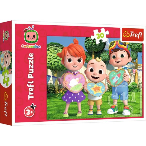 Trefl Puzzle Puzzle - "30" - Cocomelon, Bawmy sie razem! Trefl 18295