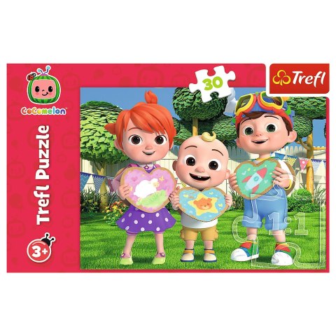 Trefl Puzzle Puzzle - "30" - Cocomelon, Bawmy sie razem! Trefl 18295 Trefl Puzzle Puzzle - "30" - Cocomelon, Bawmy sie razem! Trefl 18295