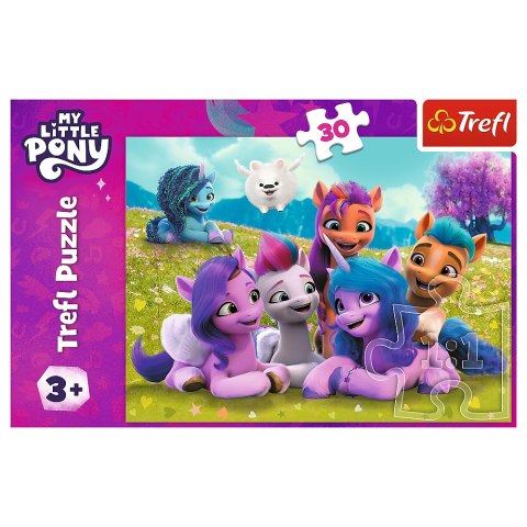 Trefl Puzzle Puzzle - "30" - Przyjacielskie Koniki Pony My Little Pony Trefl 18299 Trefl Puzzle Puzzle - "30" - Przyjacielskie Koniki Pony My Little Pony Trefl 18299