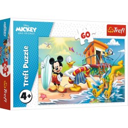 Trefl Puzzle Puzzle - 60 - Ciekawy dzień Mikiego i przyjaciół 17359