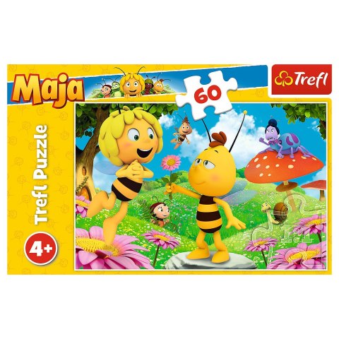 Trefl Puzzle Puzzle - 60 - Kwiatek dla Mai - Studio 100 Maya the Bee 17330 Trefl Puzzle Puzzle - 60 - Kwiatek dla Mai - Studio 100 Maya the Bee 17330