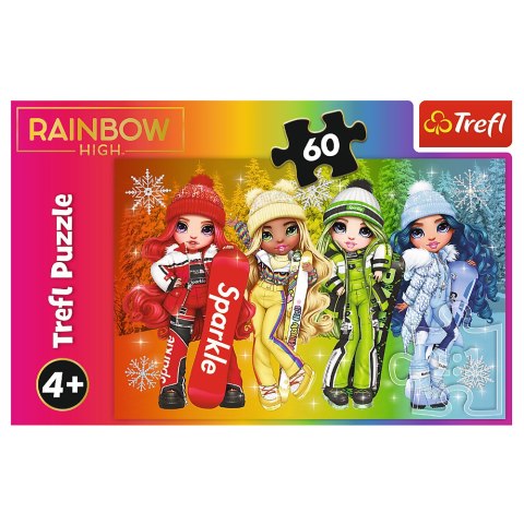 Trefl Puzzle Puzzle - "60" - Radosne lalki Trefl 17380 Trefl Puzzle Puzzle - "60" - Radosne lalki Trefl 17380