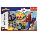 Trefl Puzzle Puzzle - "60" - W sieci / Disney Marvel Spiderman Trefl 17372