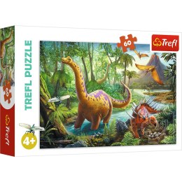 Trefl Puzzle Puzzle 60 el. Wędrówka dinozaurów 17319