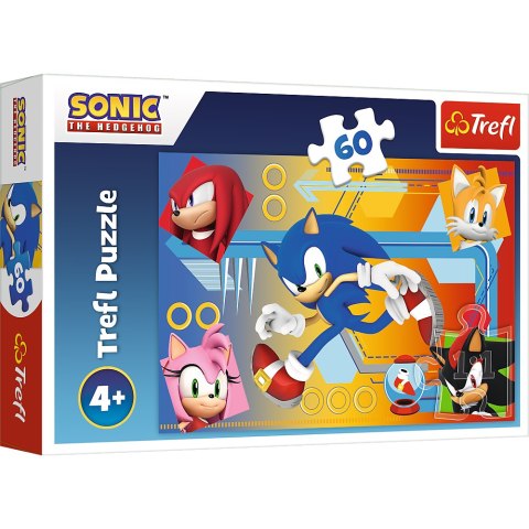 Trefl Puzzle Puzzle Sonic 60 el. Sonic w akcji 17387