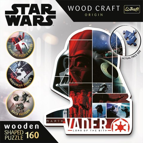 Trefl Puzzle Puzzle drewniane Star Wars 160 el. Darth Vader Trefl 20190 Trefl Puzzle Puzzle drewniane Star Wars 160 el. Darth Vader Trefl 20190