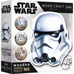 Trefl Puzzle Puzzle drewniane Star Wars 160 el. Hełm Szturmowca Trefl 20188