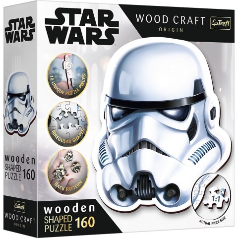 Trefl Puzzle Puzzle drewniane Star Wars 160 el. Hełm Szturmowca Trefl 20188 Trefl Puzzle Puzzle drewniane Star Wars 160 el. Hełm Szturmowca Trefl 20188