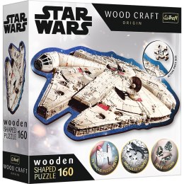 Trefl Puzzle Puzzle drewniane Star Wars 160 el. Sokół Millennium Trefl 20189