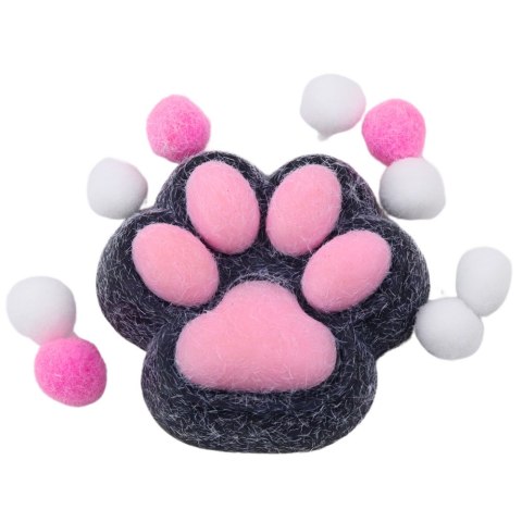 LEAN TOYS Gniotek Kocia Łapka Zabawka Antystresowa Sensoryczna Sierść Squishy Czarna LEAN TOYS Gniotek Kocia Łapka Zabawka Antystresowa Sensoryczna Sierść Squishy Czarna