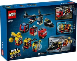 LEGO LEGO 60462 CITY Zestaw z helikopterem, wozem strażackim i łodzią podwodną