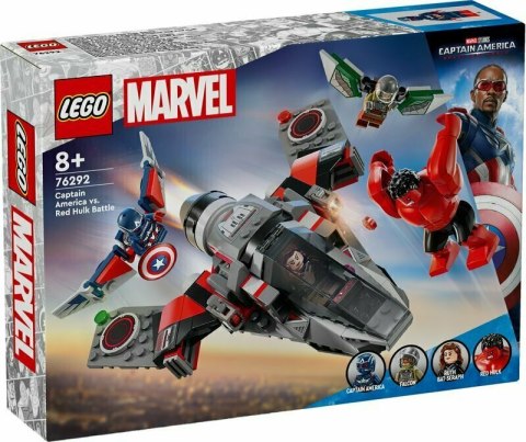 LEGO LEGO 76292 SUPER HEROES Kapitan Ameryka kontra Czerwony Hulk - bitwa LEGO LEGO 76292 SUPER HEROES Kapitan Ameryka kontra Czerwony Hulk - bitwa